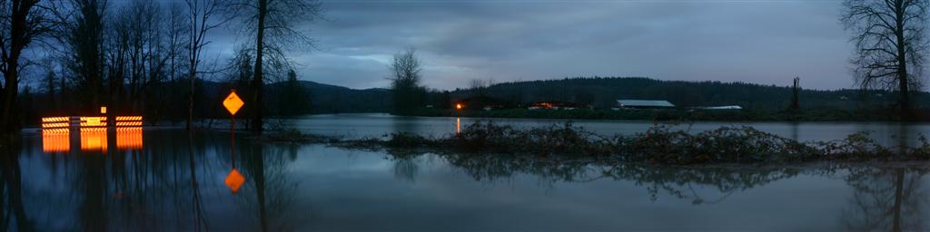 Neil Road Flood Panorama